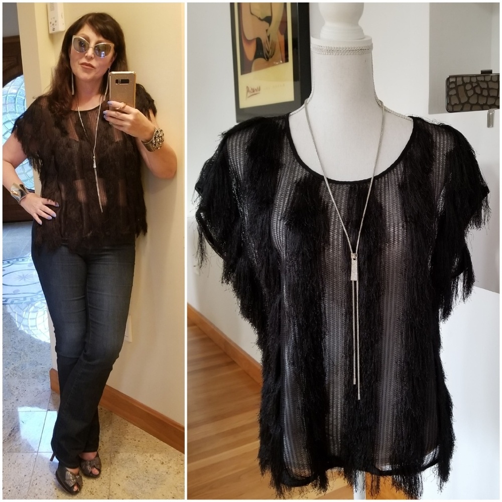 ❌SOLD LIKE NEW! Stylish Black Top